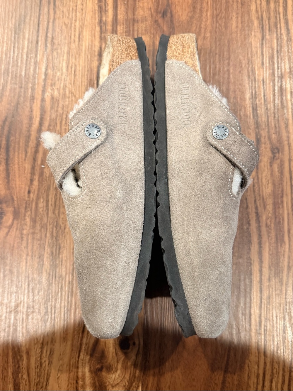 Birkenstock Boston Shearling  Gray Sz EU 40 M-7.5/W-9 - Picture 3 of 8